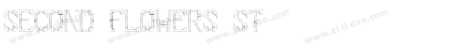 Second Flowers St字体转换